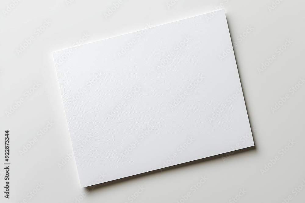 Blank A4 Paper Mockup on Isolated Background created with Generative AI Blank A4 Paper Mockup on Isolated Background created with Generative AI