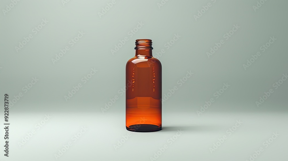 amber glass bottle mockup isolated on transparent background,transparency amber glass bottle mockup isolated on transparent background,transparency