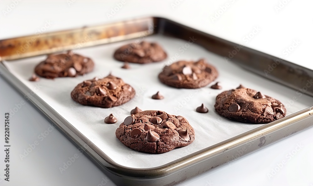 dry biscuit food with chocolate topping crunchy biscuit texture with sweet soft taste Generate AI dry biscuit food with chocolate topping crunchy biscuit texture with sweet soft taste Generate AI