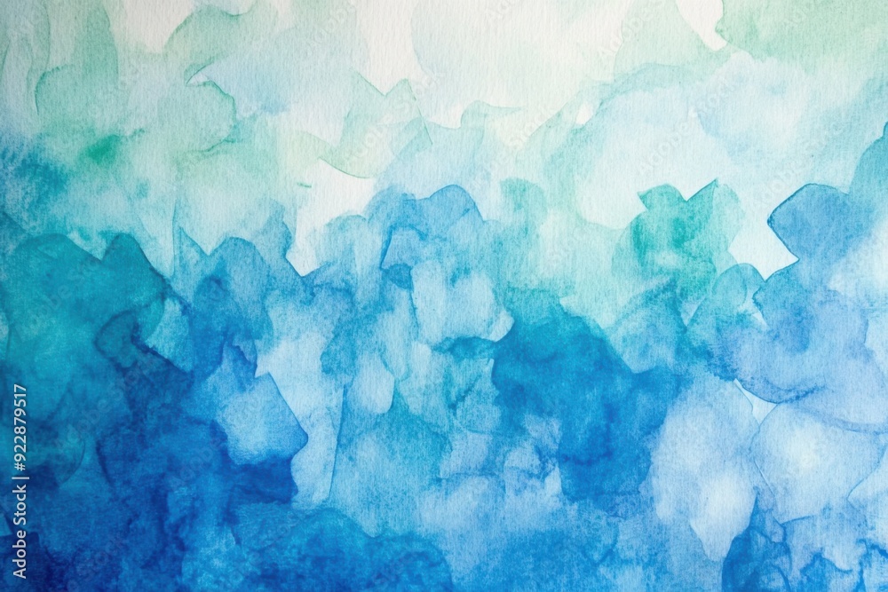A calming abstract watercolor painting with blue and green hues, creating a serene and soothing atmosphere. A calming abstract watercolor painting with blue and green hues, creating a serene and soothing atmosphere.