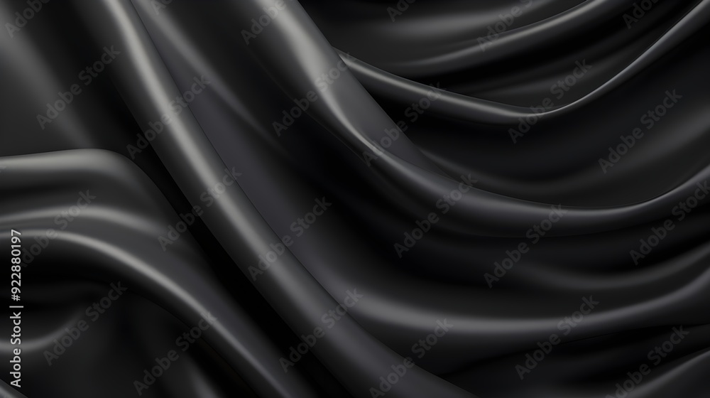 black silk material creating waves UHD Wallpaper black silk material creating waves UHD Wallpaper