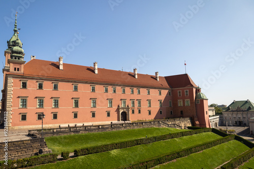 Warsaw, Poland - August 6, 2024: The Royal Castle in Warsaw (Zamek Krolewski w Warszawie) photo