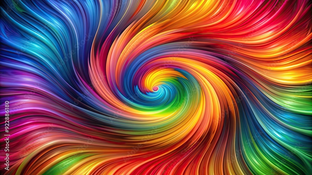 Naklejka premium Abstract images with vibrant colors and swirling patterns, abstract, vibrant, colors, swirling, patterns, artistic
