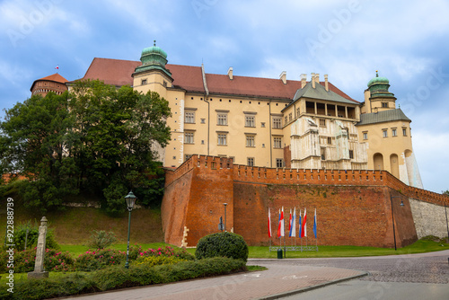 Medieval Wawel Castle in Krakow, Poland