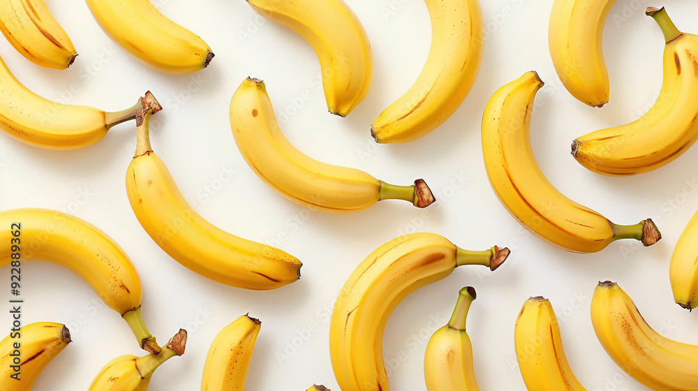 banana pattern texture on a white background banana pattern texture on a white background