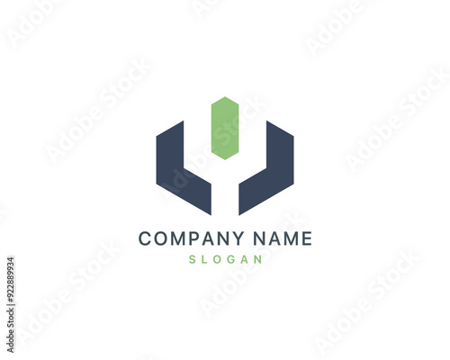 Letter M design illustration company logo idea 
