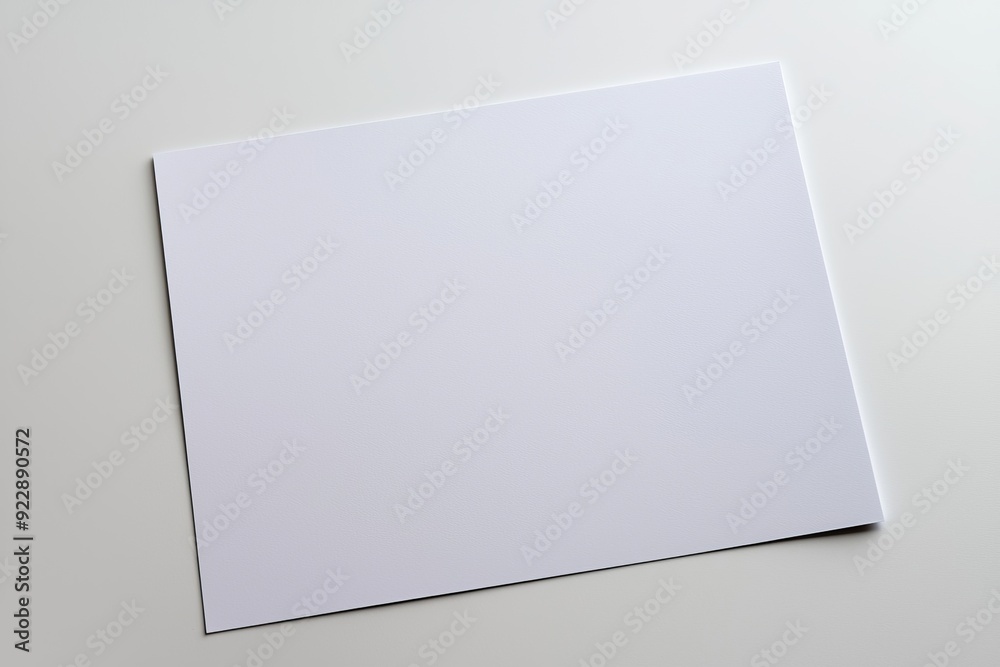 Blank A4 Paper Mockup on Isolated Background created with Generative AI Blank A4 Paper Mockup on Isolated Background created with Generative AI