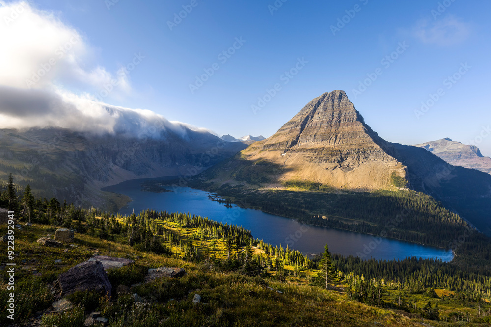 Hidden Lake in Glacier National Park Hidden Lake in Glacier National Park