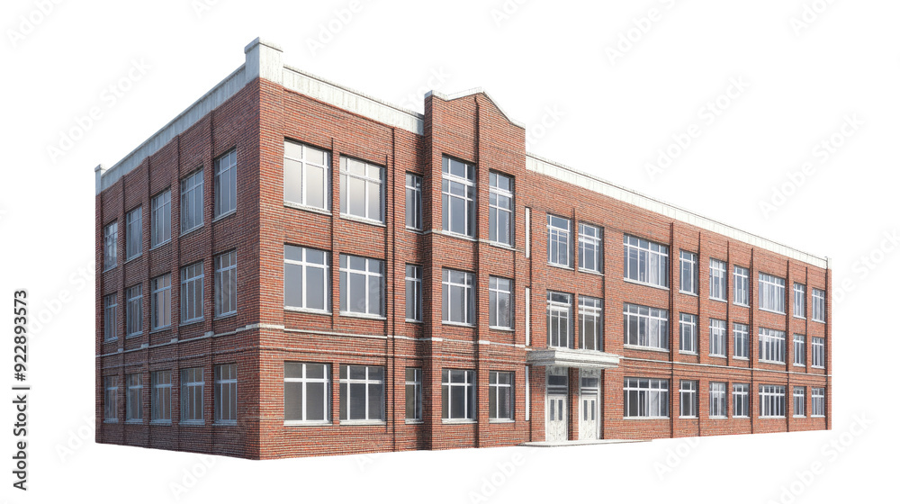 School building transparent background