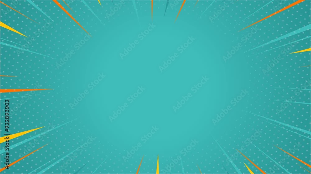 comic cartoon abstract background frame animation footage video
