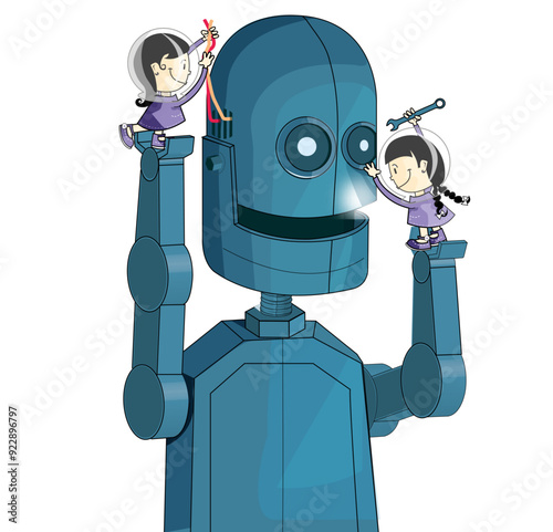 robot girls 