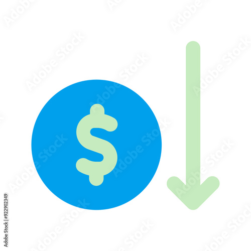 bankruptcy duo tone icon