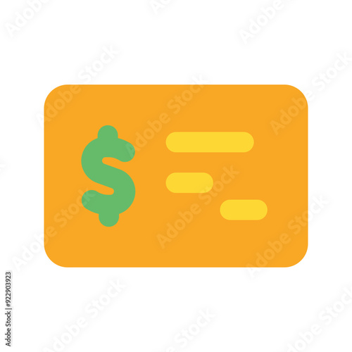 cheque flat icon