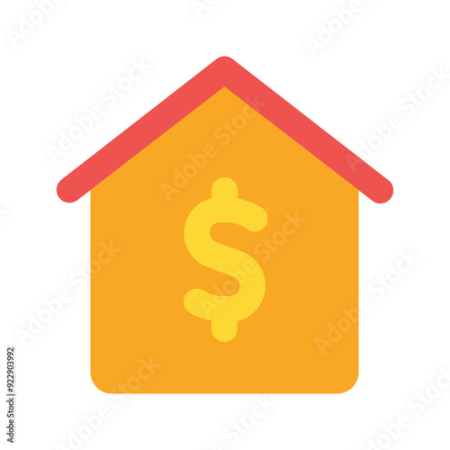 mortgage flat icon