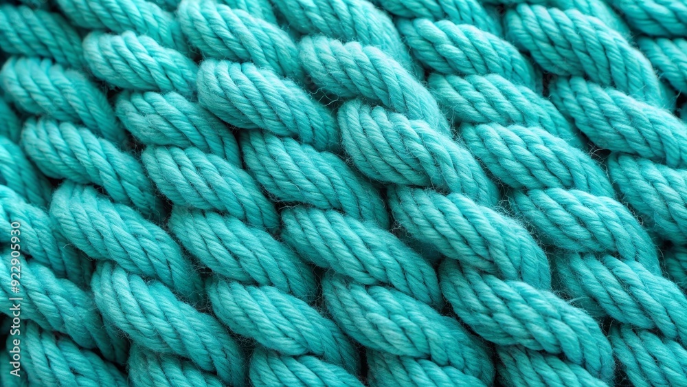 Bright turquoise woolen threads woven into a cozy knit fabric, perfect for handmade clothing and accessories , Turquoise Bright turquoise woolen threads woven into a cozy knit fabric, perfect for handmade clothing and accessories , Turquoise