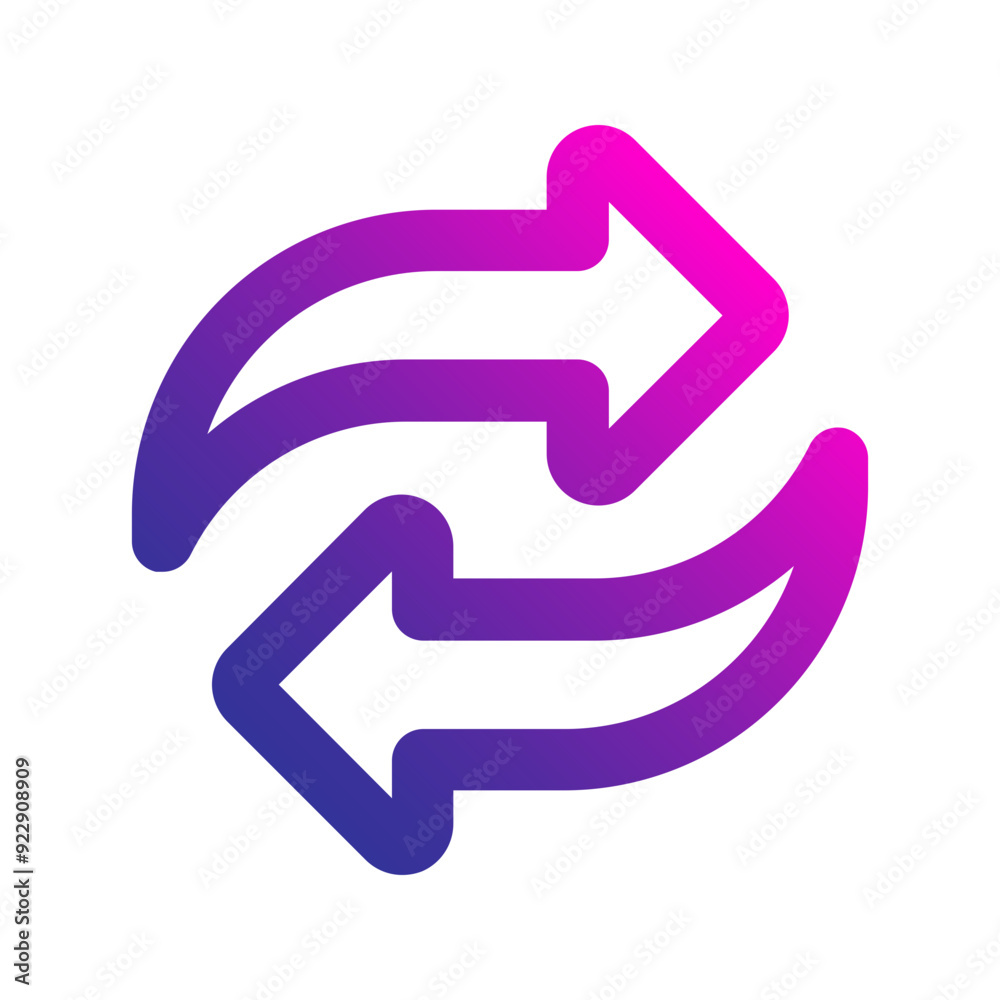 exchange gradient icon exchange gradient icon