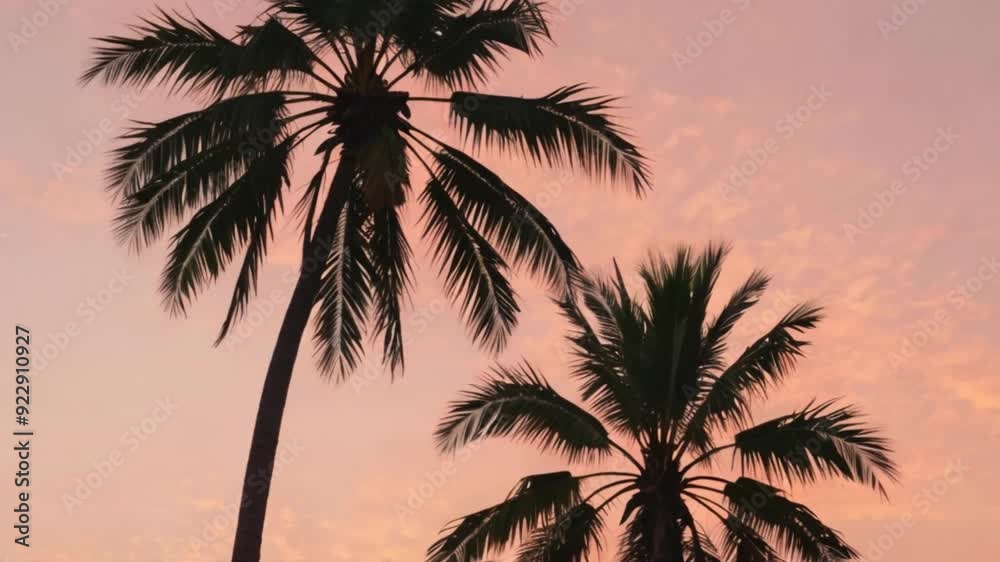 Silhouetted palm trees against a pastel sunset sky, transitioning from peach to light purple, creating a warm, tropical vibe. Ideal for a laid-back, aesthetic phone wallpaper. Silhouetted palm trees against a pastel sunset sky, transitioning from peach to light purple, creating a warm, tropical vibe. Ideal for a laid-back, aesthetic phone wallpaper.