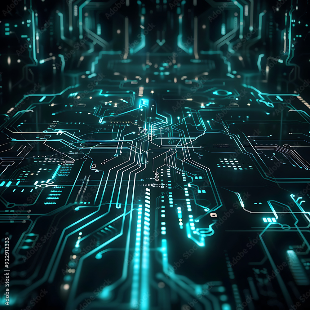 Circuit board background. 3d rendering, 3d illustration. Circuit board background. 3d rendering, 3d illustration.