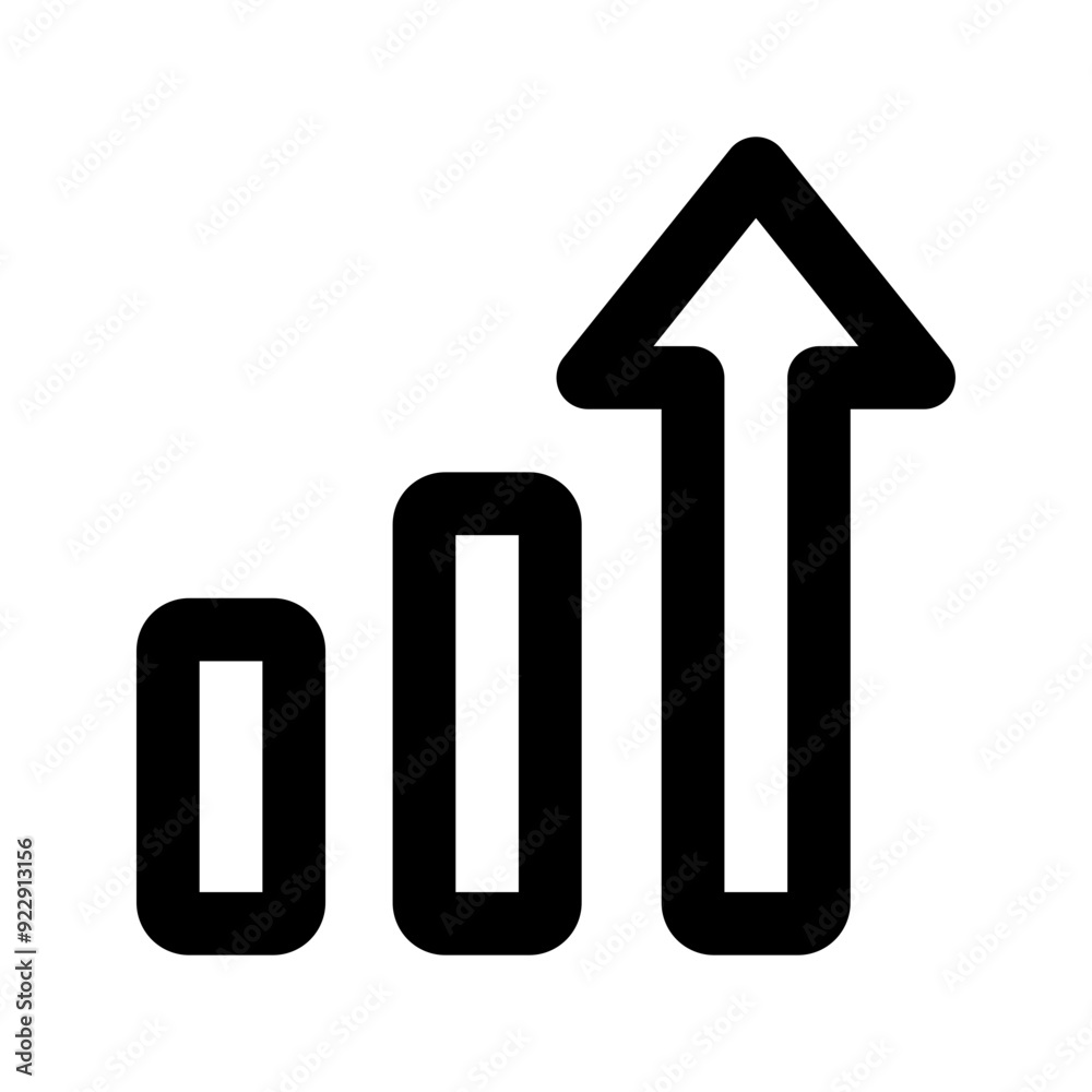 growth line icon growth line icon