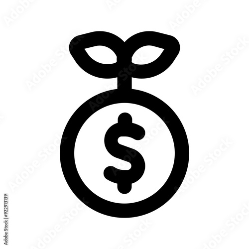 investment line icon