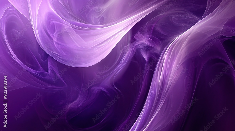 Naklejka premium Purple Smoke Dreamscape 