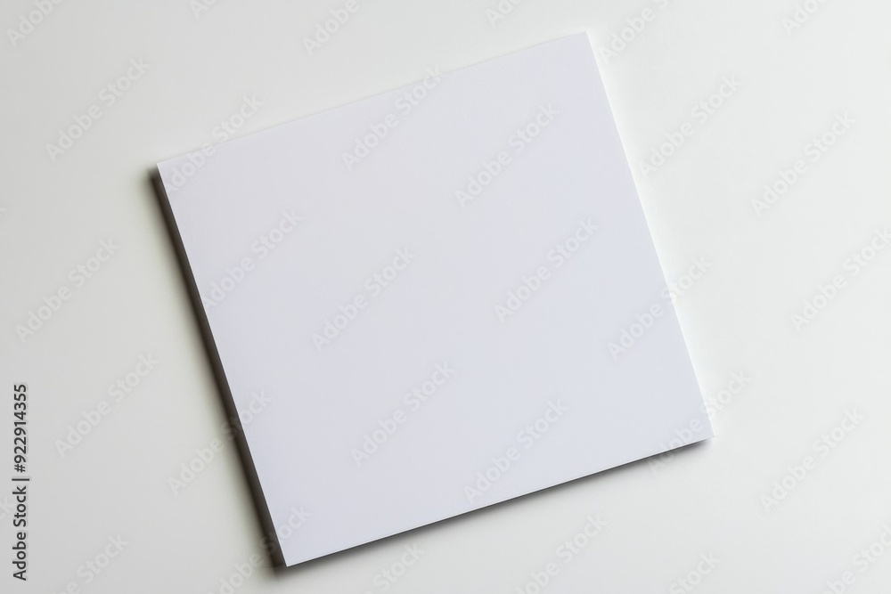 Blank A4 Paper Mockup on Isolated Background created with Generative AI Blank A4 Paper Mockup on Isolated Background created with Generative AI