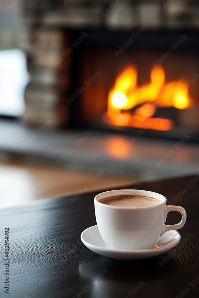 Obraz premium Inviting Scene Coffee Cup 