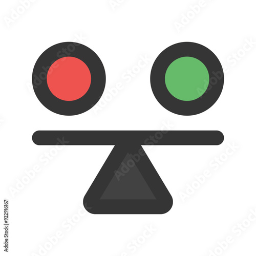 balance outline fill icon