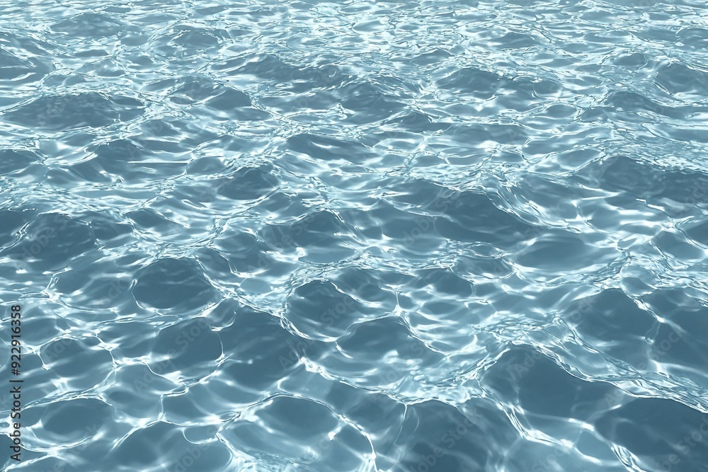 Obraz premium Blue Water Ripples