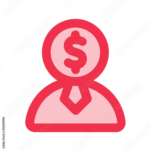 financial advisor outline fill icon