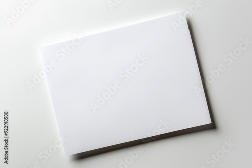 Blank A4 Paper Mockup on Isolated Background created with Generative AI