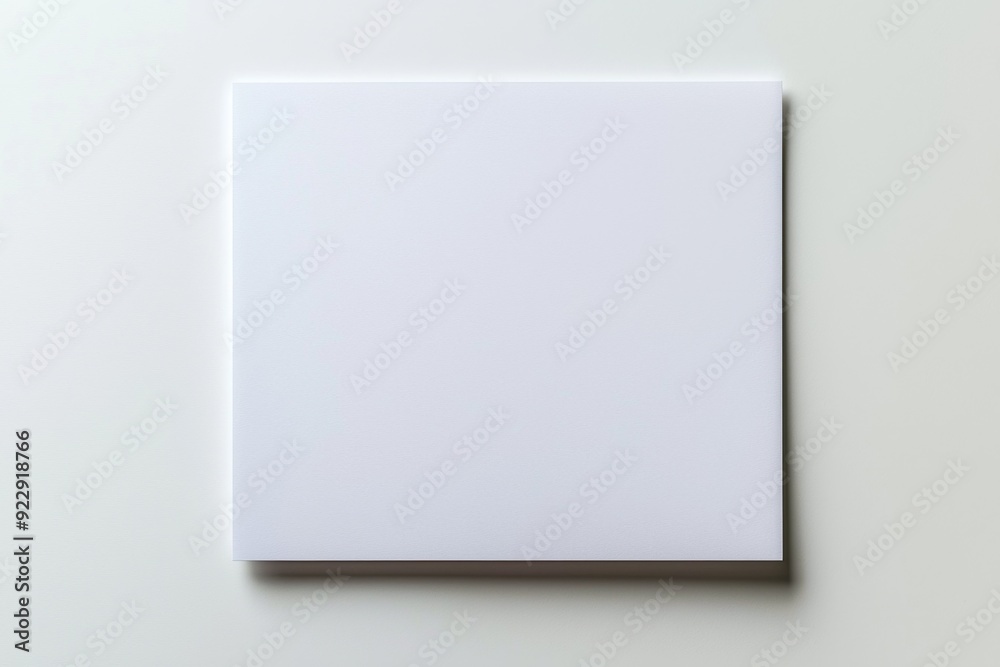 Blank A4 Paper Mockup on Isolated Background created with Generative AI