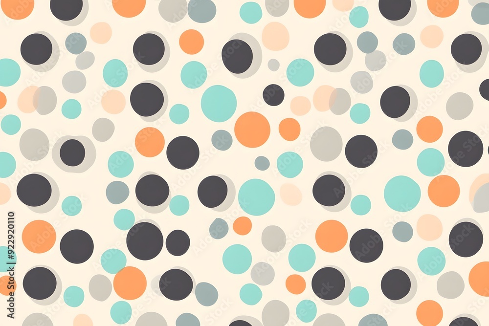 seamless polka dots pattern seamless polka dots pattern