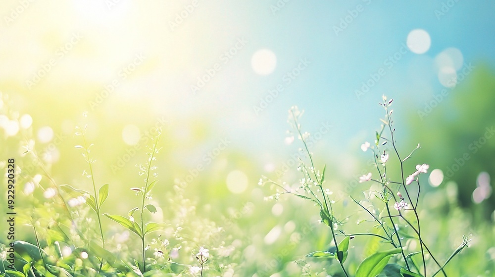 Sun-Kissed Meadow: A Serene Spring Awakening Sun-Kissed Meadow: A Serene Spring Awakening