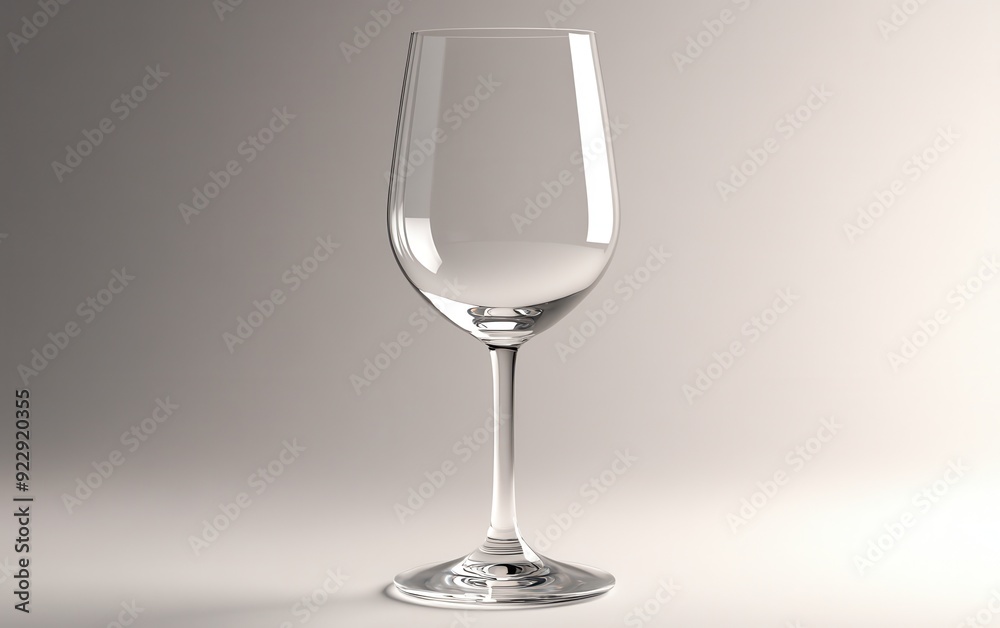 Elegant glass standing on a soft gradient background, perfect for showcasing beverages or table settings in a classy environment. Elegant glass standing on a soft gradient background, perfect for showcasing beverages or table settings in a classy environment.