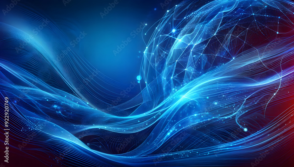 Capture the vastness and sense of space with gradients and complex interconnected networks. Capture the vastness and sense of space with gradients and complex interconnected networks.