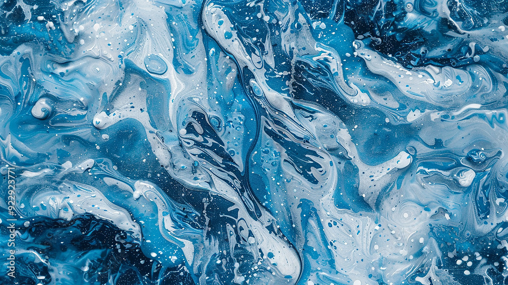Abstract Blue Background With Grainy Texture. Abstract Blue Background With Grainy Texture.
