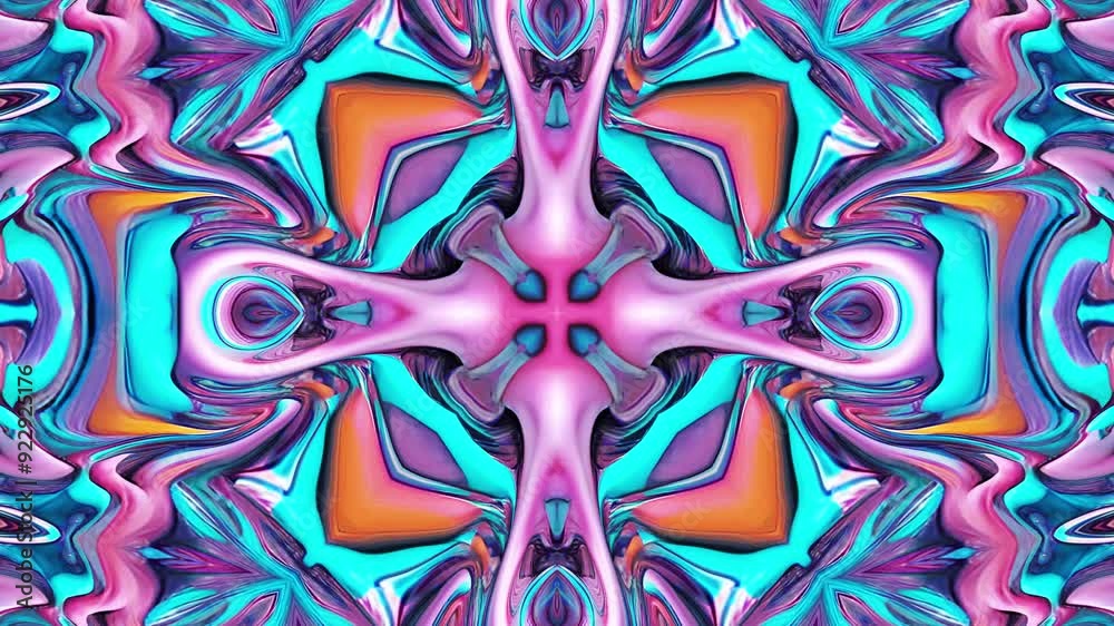 Abstract symmetrical composition. Looped bg for show or events. Abstract symmetrical composition. Looped bg for show or events.