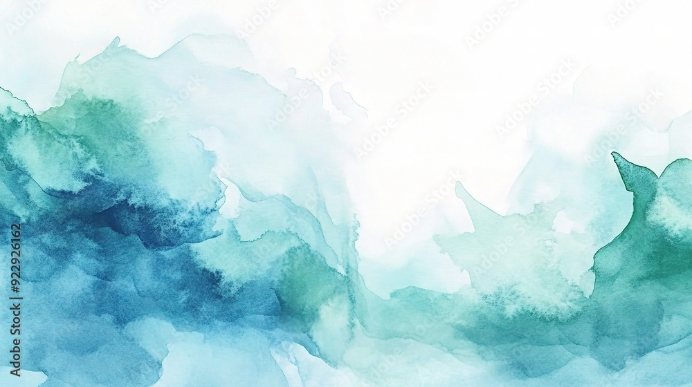 Azure Dreamscape: Dive into the ethereal beauty of turquoise and cyan hues in this abstract watercolor painting. Perfect for evoking a sense of tranquility, serenity, and artistic expression. Azure Dreamscape: Dive into the ethereal beauty of turquoise and cyan hues in this abstract watercolor painting. Perfect for evoking a sense of tranquility, serenity, and artistic expression.