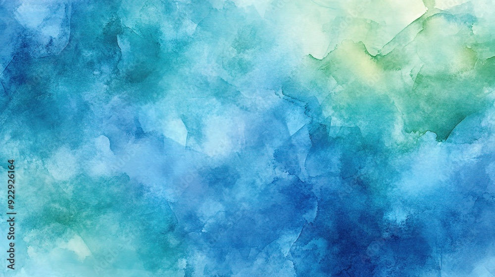 Abstract Watercolor Background: A serene and calming blue and green watercolor background, evoking feelings of tranquility and peace. Abstract Watercolor Background: A serene and calming blue and green watercolor background, evoking feelings of tranquility and peace.