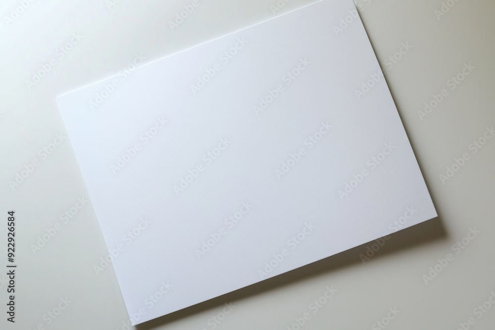 Blank A4 Paper Mockup on Isolated Background created with Generative AI Blank A4 Paper Mockup on Isolated Background created with Generative AI