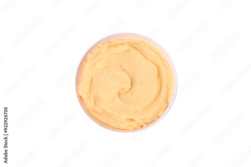 PNG, plate with baby food, top view, isolated on white background. PNG, plate with baby food, top view, isolated on white background.