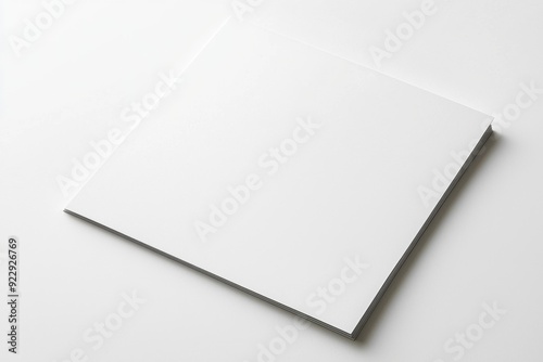 Blank A4 Paper Mockup on Isolated Background created with Generative AI