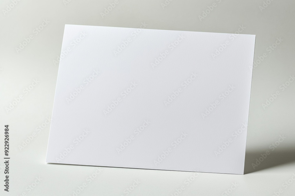 Blank A4 Paper Mockup on Isolated Background created with Generative AI Blank A4 Paper Mockup on Isolated Background created with Generative AI