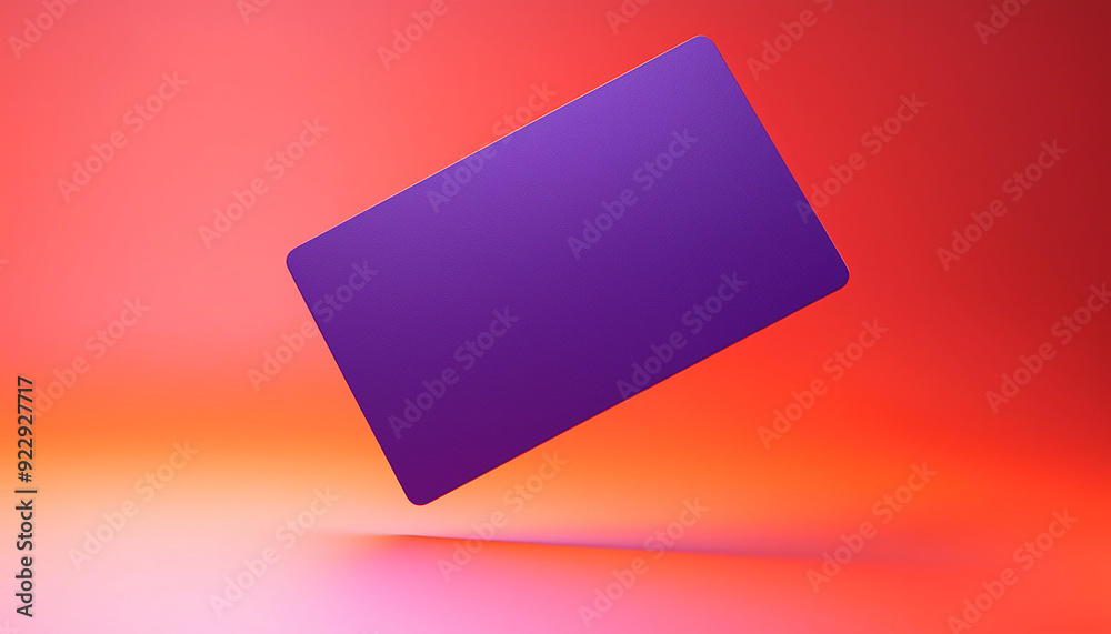 Shiny purple shape on vibrant color backdrop reflection generated by AI Shiny purple shape on vibrant color backdrop reflection generated by AI