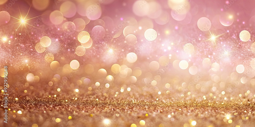 Golden pink sparkles on a soft pink background, sparkle, glitter, shiny, vibrant, festive, celebration, elegant, luxury Golden pink sparkles on a soft pink background, sparkle, glitter, shiny, vibrant, festive, celebration, elegant, luxury
