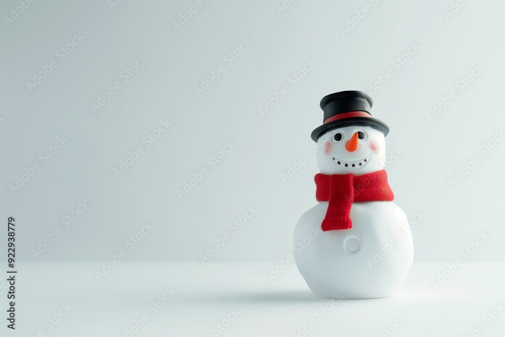 Cute snowman for Christmas greeting card Cute snowman for Christmas greeting card
