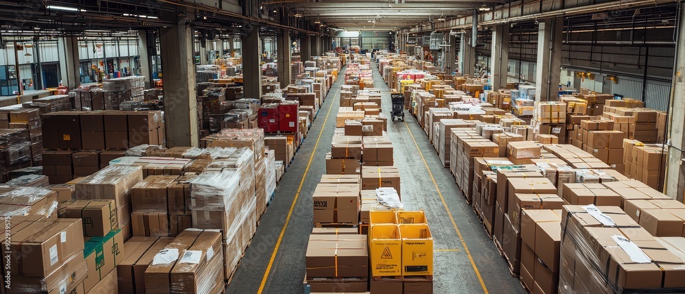 Parcels sorted at courier Parcels sorted at courier