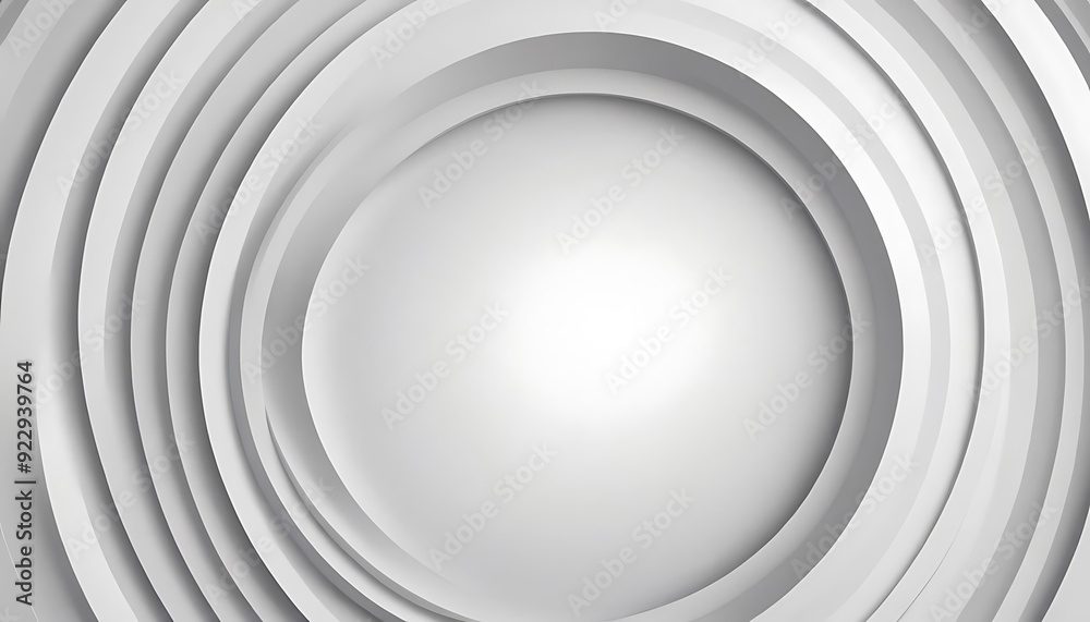 Abstract Curved Shapes. White Circular Background. Abstract background. 3d illustration14 Abstract Curved Shapes. White Circular Background. Abstract background. 3d illustration14