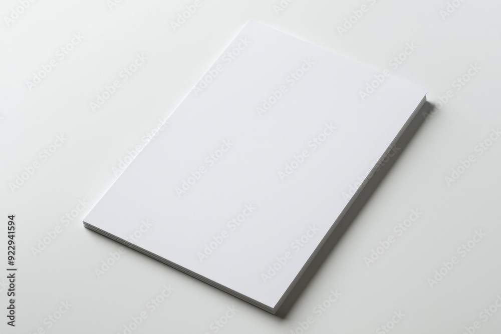 Blank A4 Paper Mockup on Isolated Background created with Generative AI